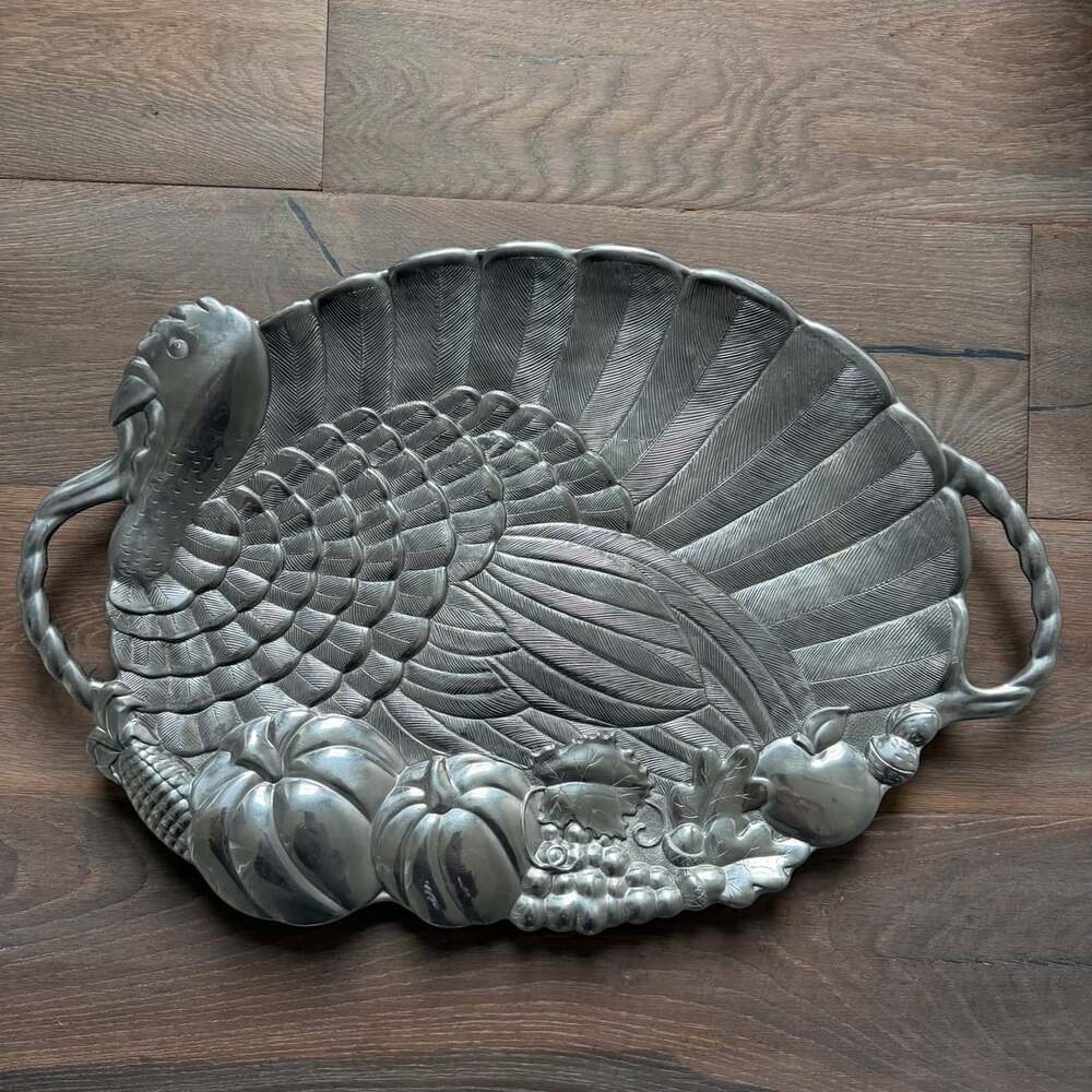 Gorham 1831 Turkey Platter 24” Thanksgiving Serving Tray in Original Box!